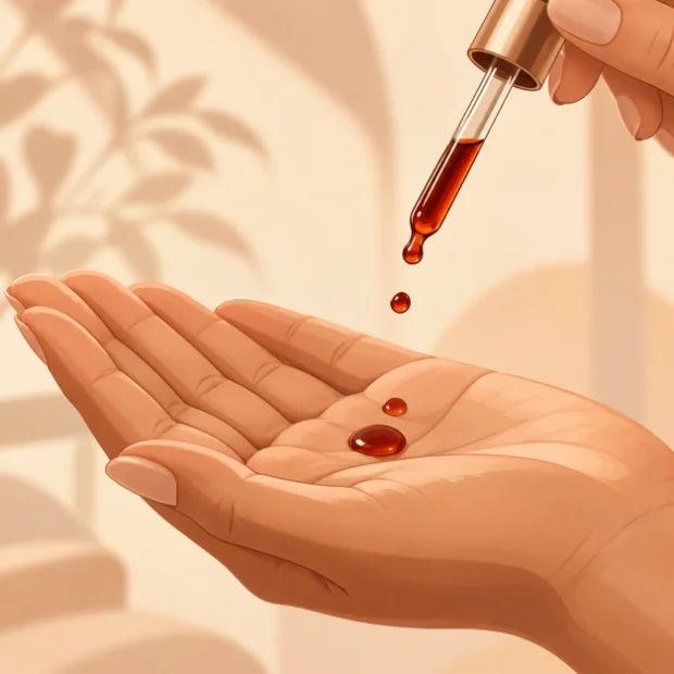 Draw two to three drops